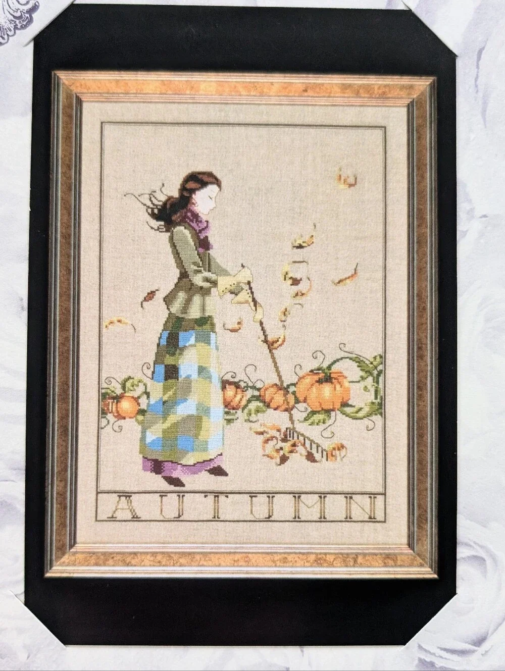 Mirabilia Nora Corbett Autumn in My Garden Cross Stitch Pattern NEW Embroidery